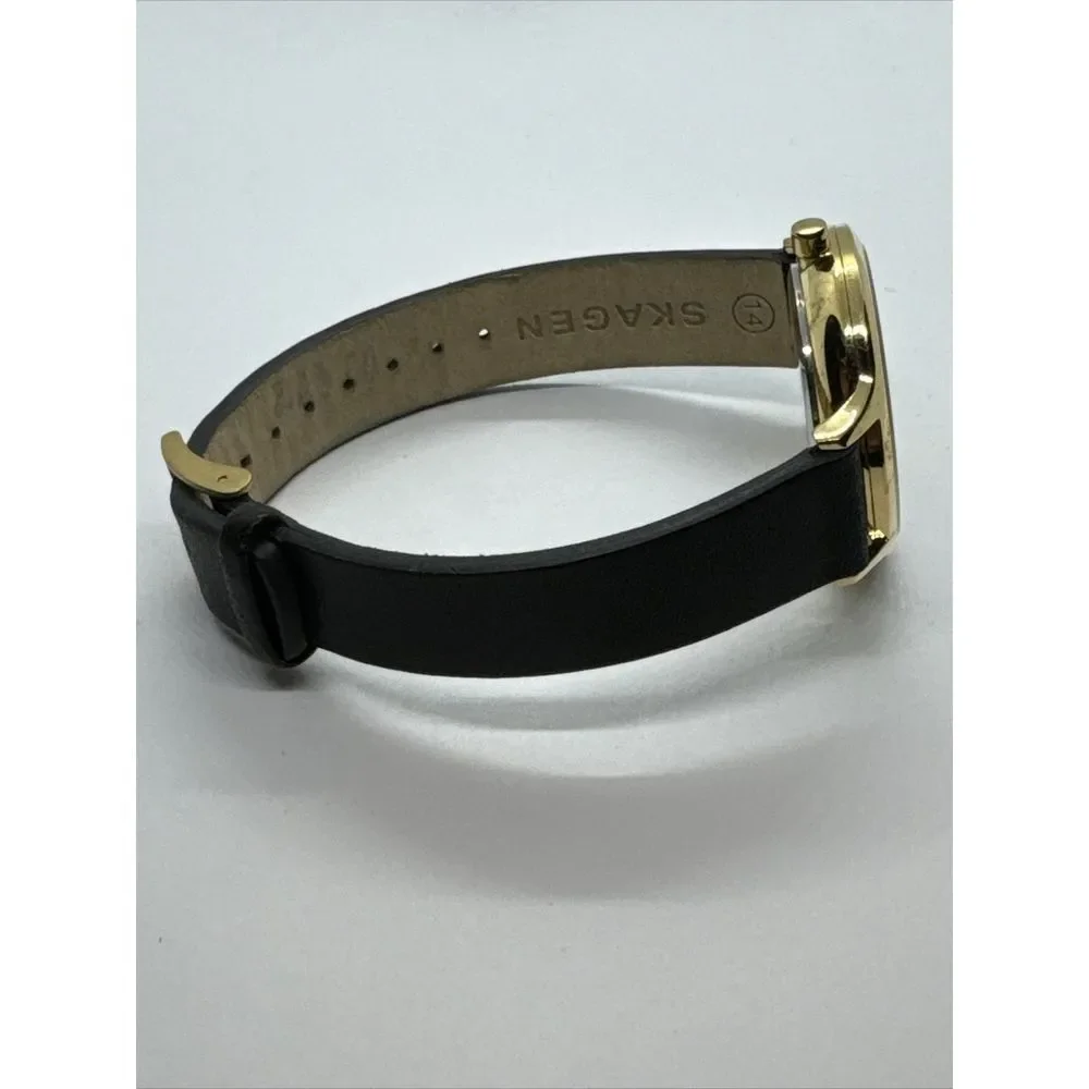 Skagen Anita SKW2671 Women's Black Leather Analog Dial Quartz Wrist Watch JNA940